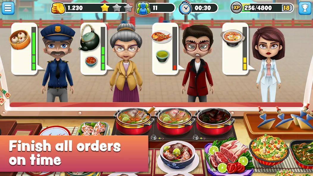 Food Truck Chef™ Cooking Games [MOD: много денег и все уровни открыты] Screenshot 2