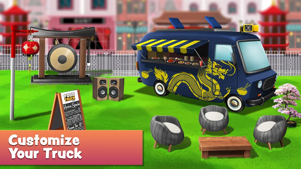 Food Truck Chef™ Cooking Games [MOD: много денег и все уровни открыты] Screenshot 4