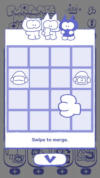 PURPLACE Merge Puzzle [MOD: безлимитные монеты и подсказки] Screenshot 2