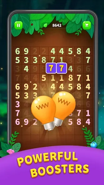 Number Match - Ten Pair Puzzle [MOD: без рекламы и бесконечные подсказки] Screenshot 3
