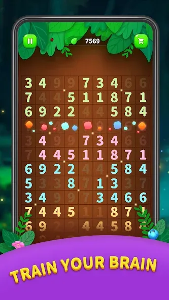 Number Match - Ten Pair Puzzle [MOD: без рекламы и бесконечные подсказки] Screenshot 5