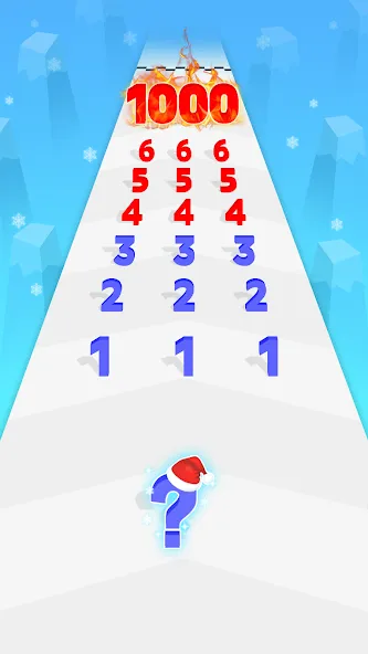 Number Merge: Run Master 3D [MOD: безлимитные деньги и все уровни] Screenshot 1
