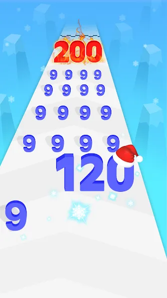 Number Merge: Run Master 3D [MOD: безлимитные деньги и все уровни] Screenshot 2