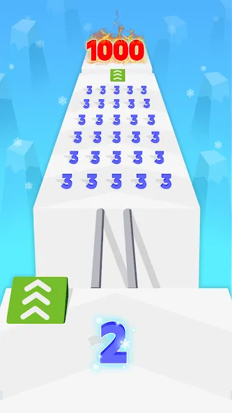 Number Merge: Run Master 3D [MOD: безлимитные деньги и все уровни] Screenshot 4