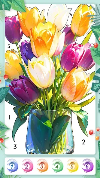 Season Summer Coloring Games [MOD: все раскраски и темы открыты] Screenshot 4