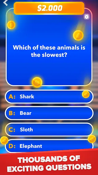 Millionaire - Quiz &amp; Trivia [MOD: безлимитные подсказки и правильные ответы] Screenshot 1