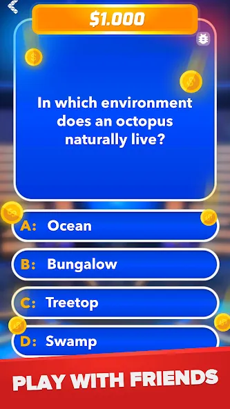 Millionaire - Quiz &amp; Trivia [MOD: безлимитные подсказки и правильные ответы] Screenshot 5