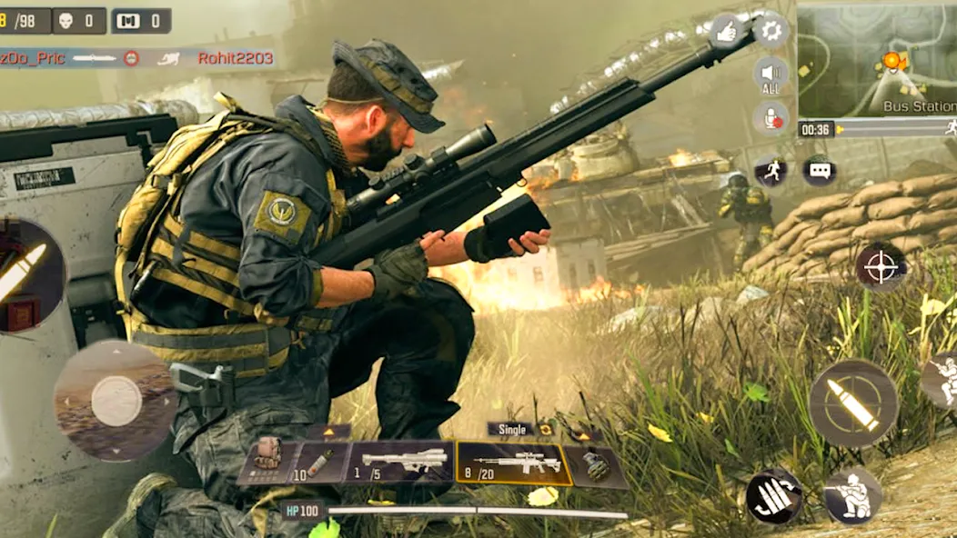 Cover Target: Offline Sniper [MOD: безлимитные патроны и точная стрельба] Screenshot 1