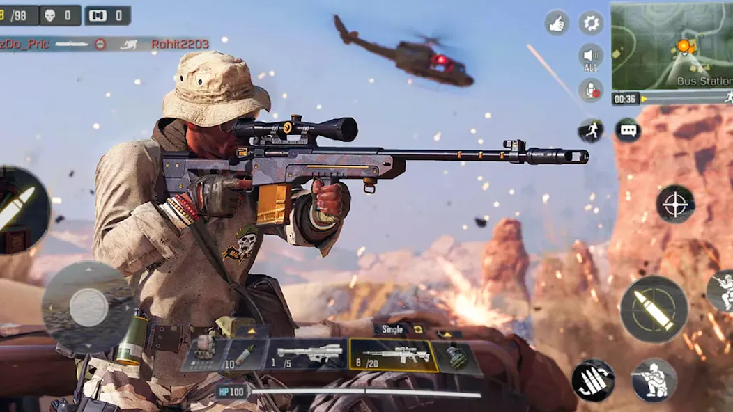 Cover Target: Offline Sniper [MOD: безлимитные патроны и точная стрельба] Screenshot 4