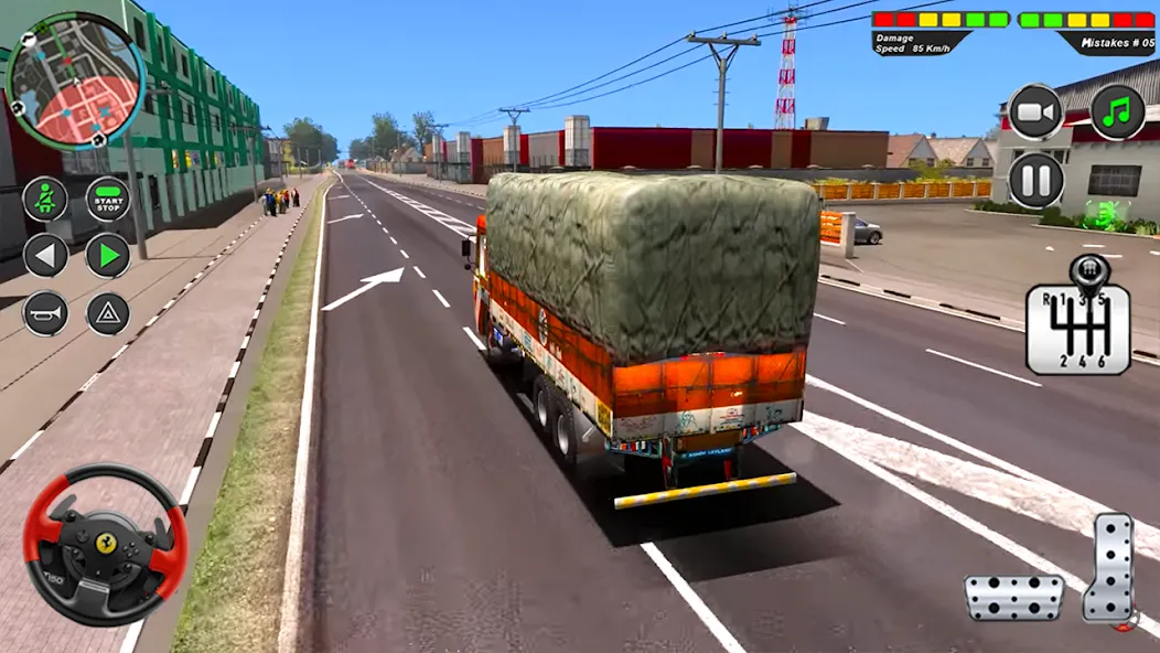 Indian Heavy Truck Delivery 3D [MOD: безлимитные деньги и все грузовики] Screenshot 2