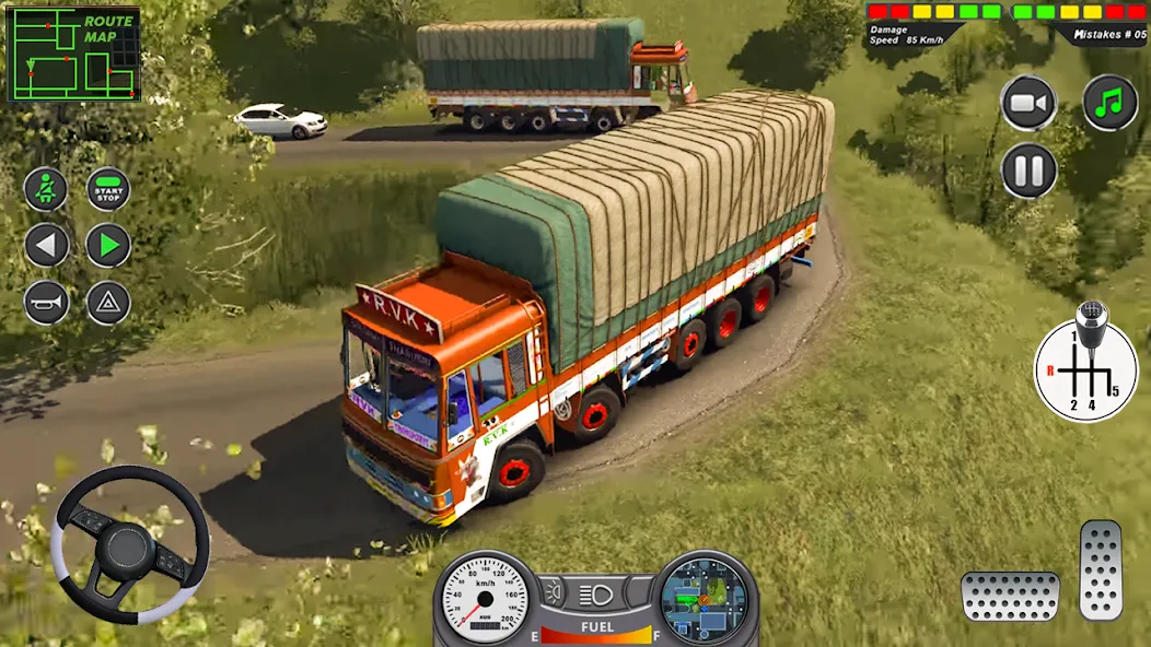 Indian Heavy Truck Delivery 3D [MOD: безлимитные деньги и все грузовики] Screenshot 3
