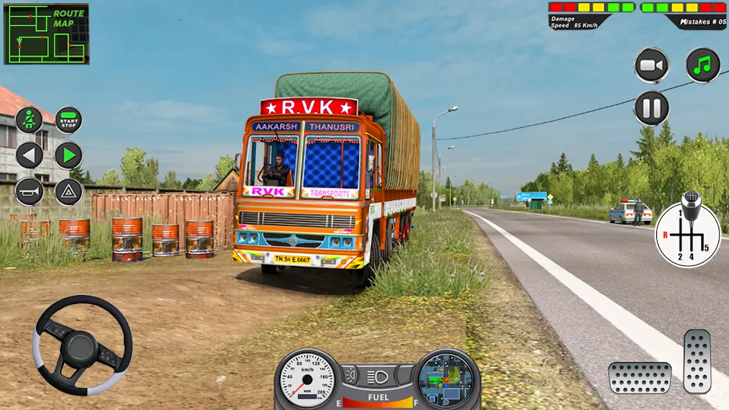 Indian Heavy Truck Delivery 3D [MOD: безлимитные деньги и все грузовики] Screenshot 5