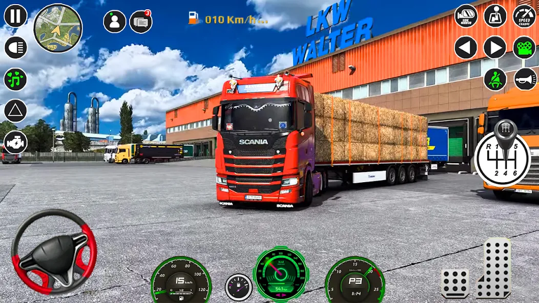American Cargo City Driving 3D [MOD: безлимитные деньги и все грузовики] Screenshot 1
