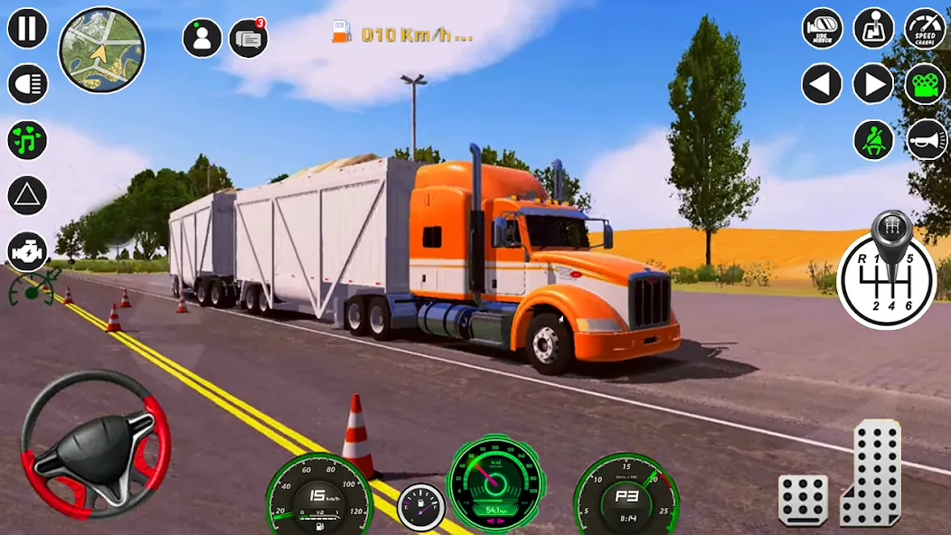 American Cargo City Driving 3D [MOD: безлимитные деньги и все грузовики] Screenshot 2