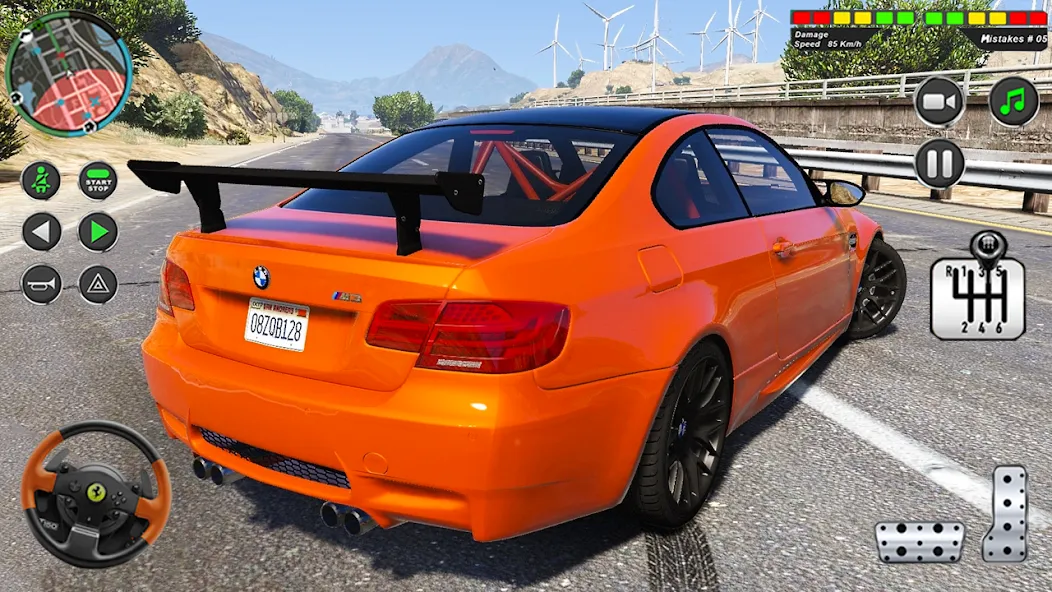Modern Car Advance Driving 3D [MOD: безлимитные деньги и открыты все машины] Screenshot 2