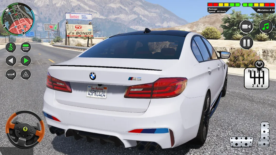 Modern Car Advance Driving 3D [MOD: безлимитные деньги и открыты все машины] Screenshot 5