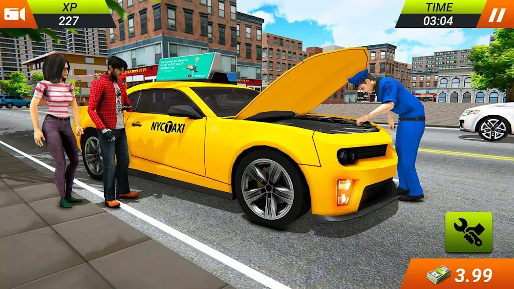 Modern Taxi Car Glory Driving [MOD: безлимитные деньги и открыты все машины] Screenshot 3