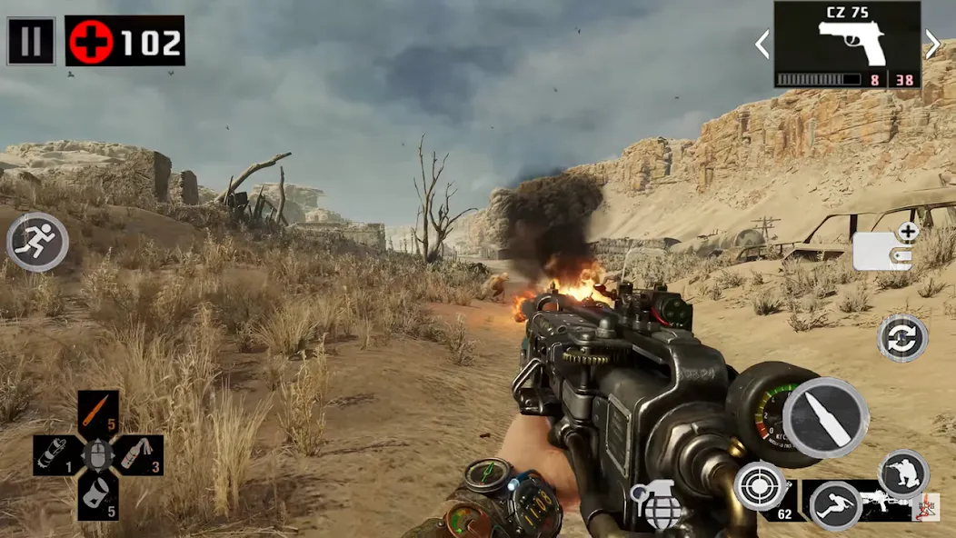 Dead Cover Open World Survival [MOD: безлимитные ресурсы и оружие] Screenshot 2