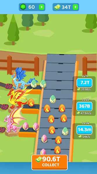 Dragon Master Adventure [MOD: бесконечные ресурсы и мощные драконы] Screenshot 1