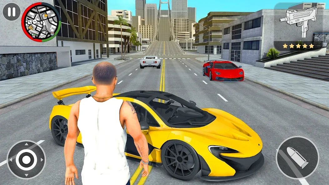 Grand City Vegas Crime Games [MOD: безлимитные деньги и оружие] Screenshot 2