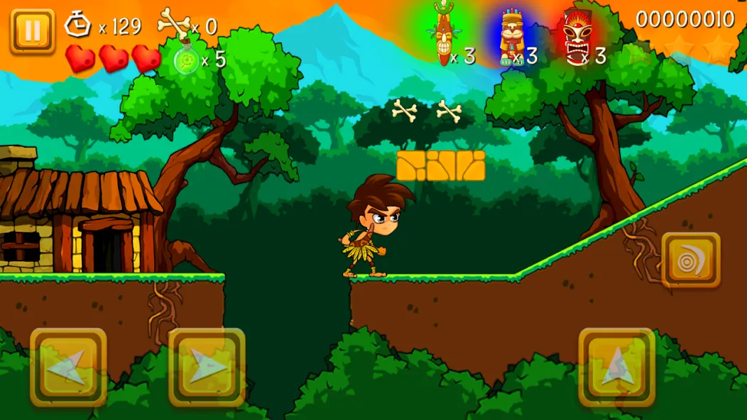 Super Warrior Dino Adventures [MOD: безлимитные монеты и открытые уровни] Screenshot 1
