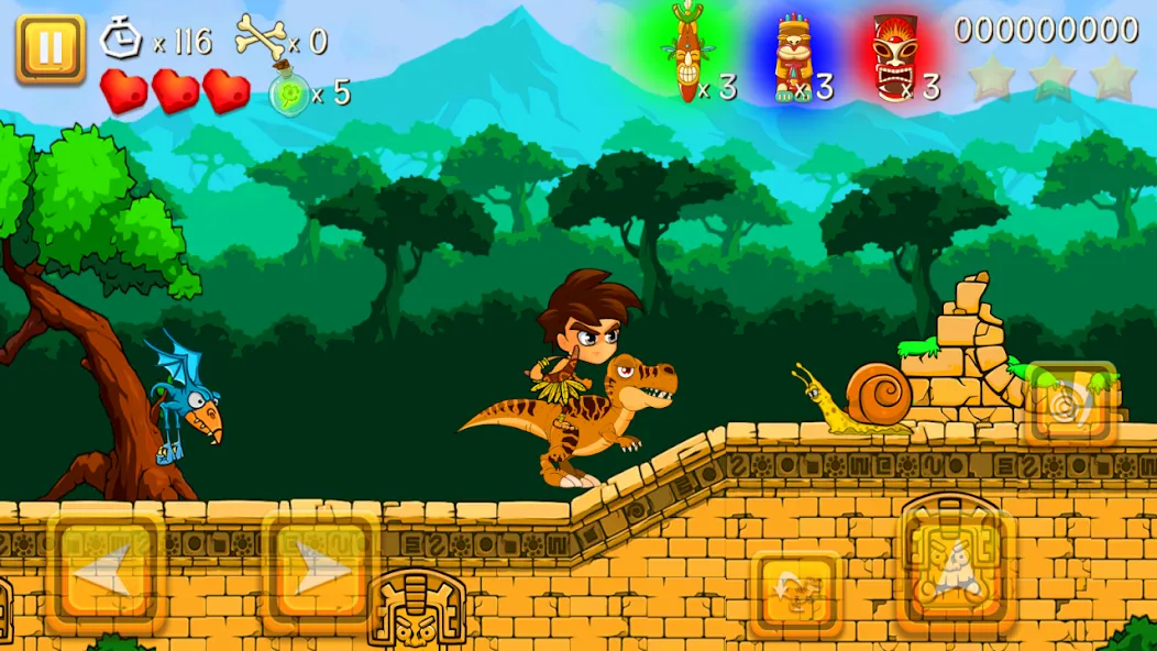 Super Warrior Dino Adventures [MOD: безлимитные монеты и открытые уровни] Screenshot 3