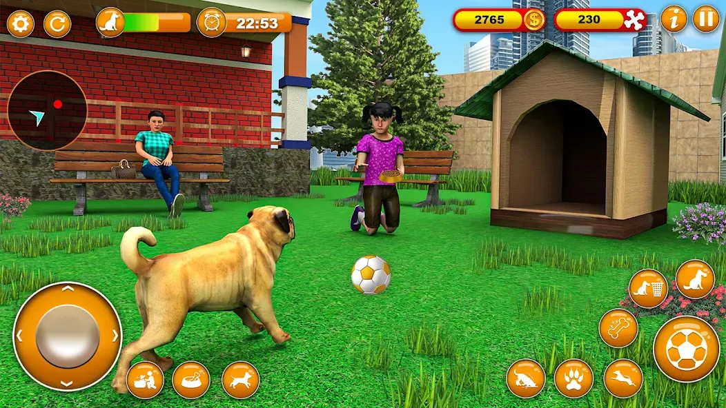 Pet Dog Family Adventure Games [MOD: безлимитные деньги и все питомцы открыты] Screenshot 2