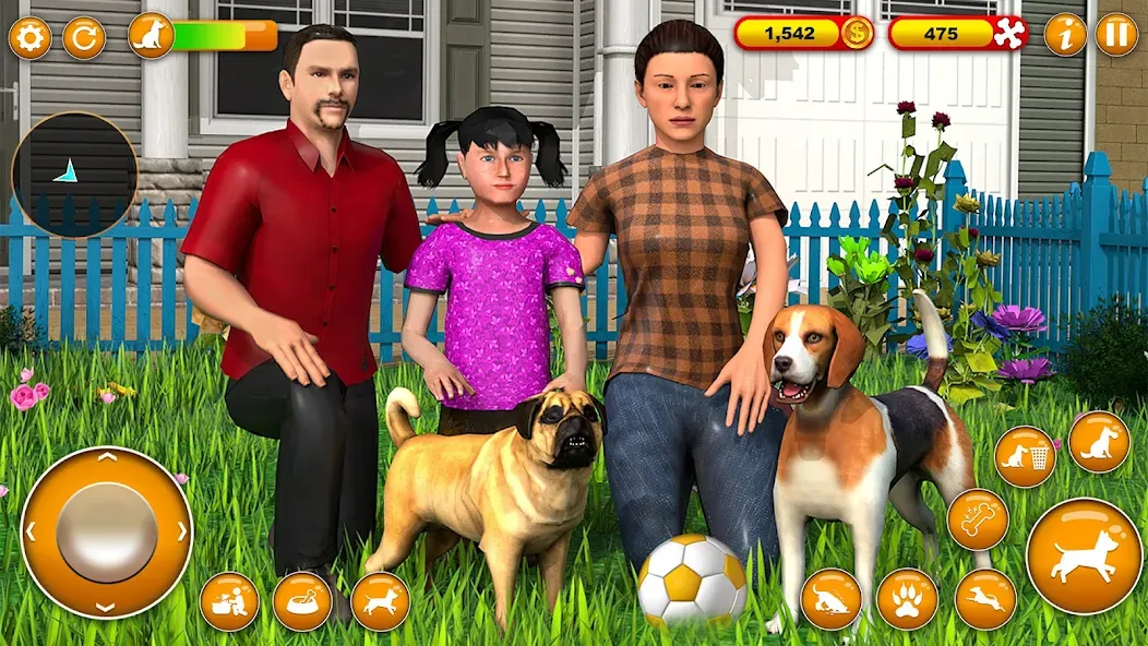 Pet Dog Family Adventure Games [MOD: безлимитные деньги и все питомцы открыты] Screenshot 5
