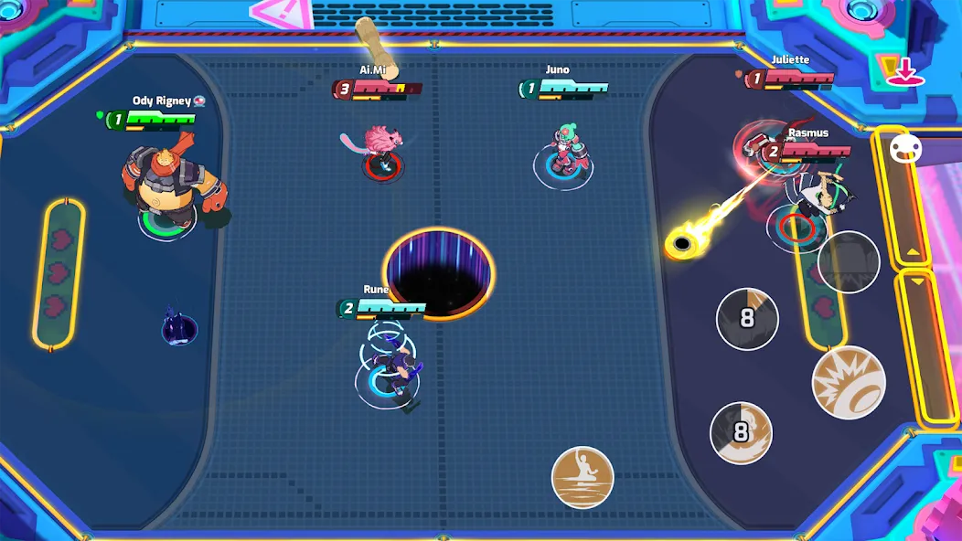 Omega Strikers [MOD: безлимитные деньги и все улучшения] Screenshot 1