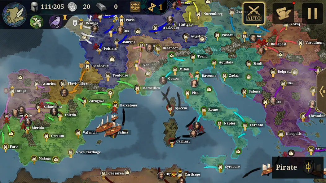 European War 7: Medieval [MOD: безлимитные ресурсы и открыты все уровни] Screenshot 4
