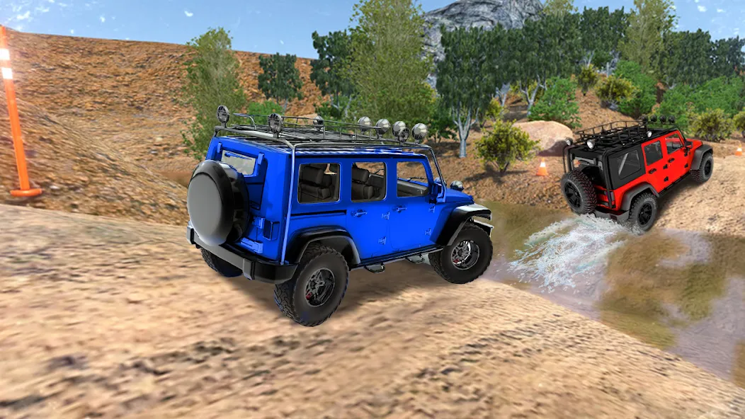 4X4 Offroad SUV Driving Games [MOD: безлимитные деньги и все машины открыты] Screenshot 1