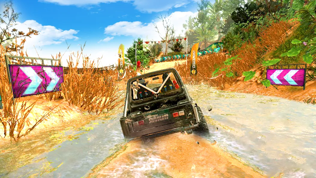 4X4 Offroad SUV Driving Games [MOD: безлимитные деньги и все машины открыты] Screenshot 4