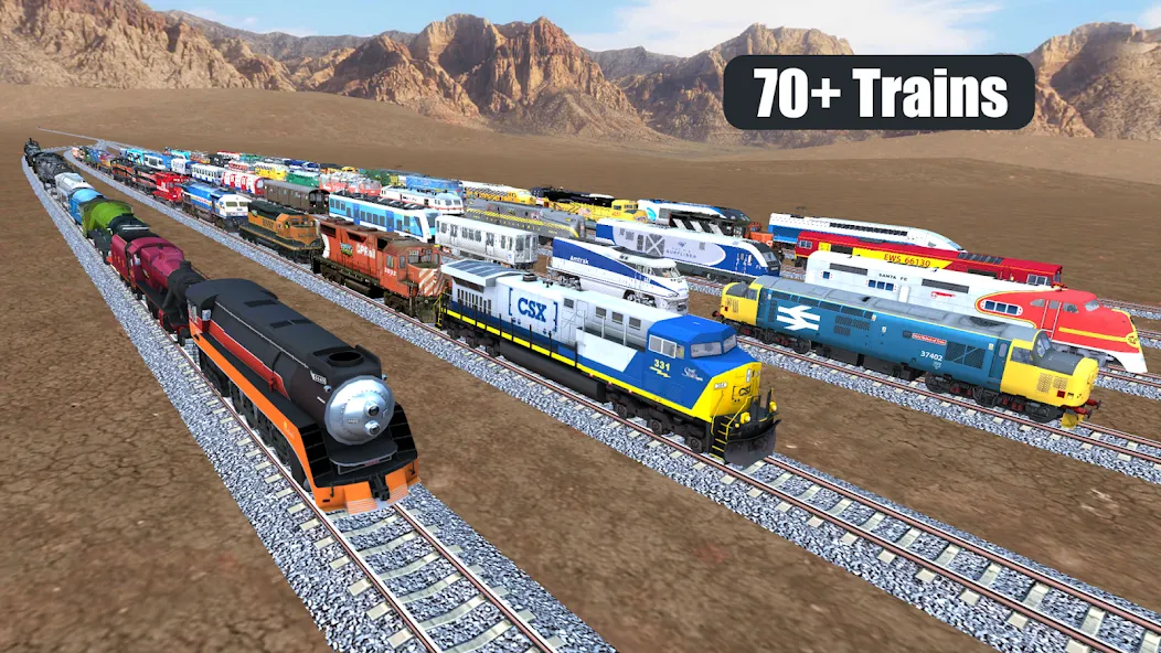 Train Sim [MOD: безлимитные деньги и все поезда] Screenshot 1