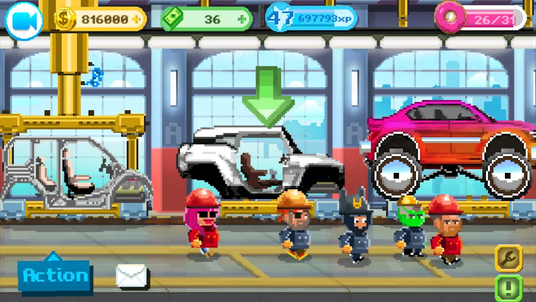 Motor World Car Factory [MOD: безлимитные деньги и все машины открыты] Screenshot 5