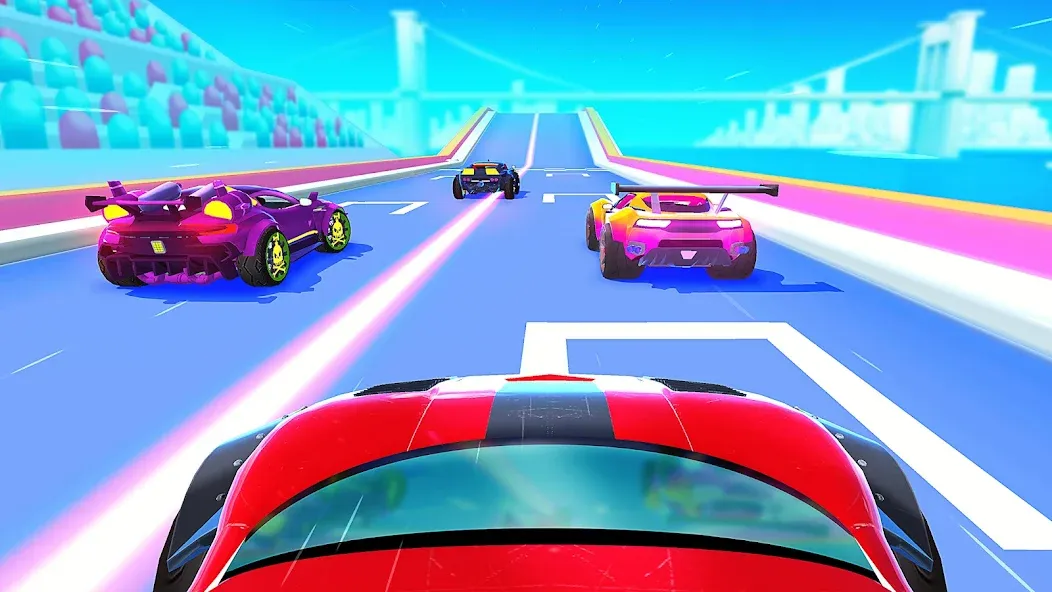 SUP Multiplayer Racing Games [MOD: безлимитные деньги и все машины] Screenshot 1