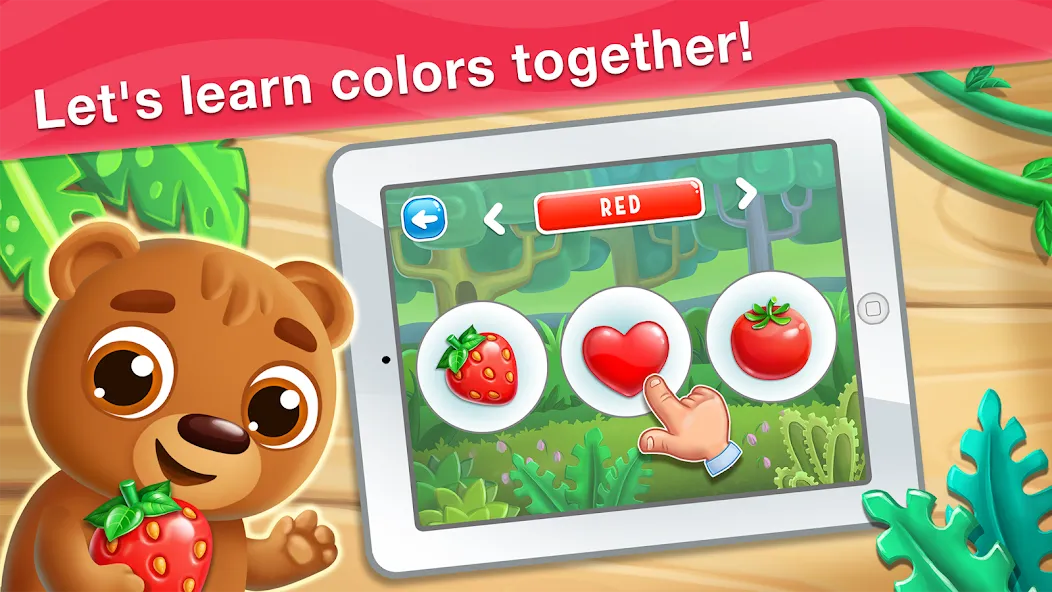 Colors learning games for kids [MOD: все цвета и уровни открыты] Screenshot 1