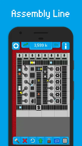 Assembly Line [MOD: безлимитные ресурсы и ускоренное производство] Screenshot 1