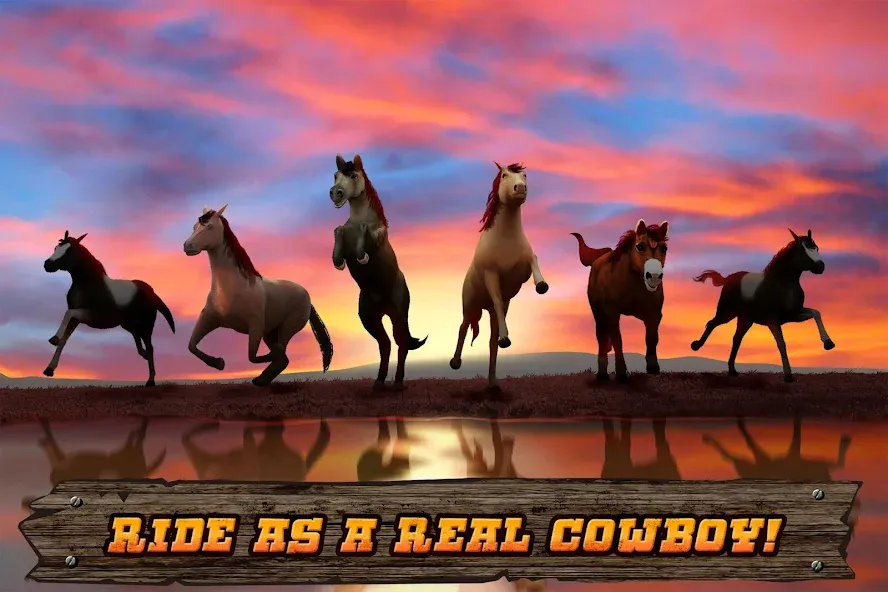 Cowboys Horse Racing Derby [MOD: безлимитные деньги и ускоренная лошадь] Screenshot 5