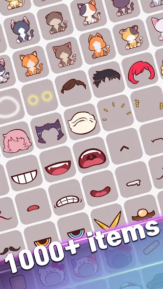 KittCat Story : Cat Maker [MOD: безлимитные монеты и все предметы] Screenshot 3