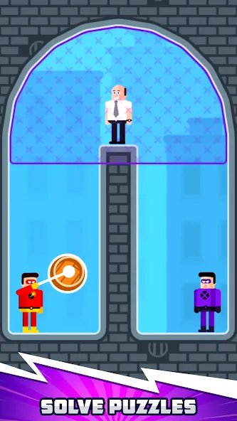 The Superhero League [MOD: безлимитные монеты и все герои открыты] Screenshot 2