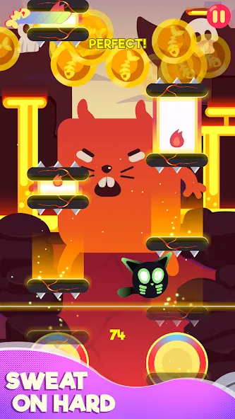 Cringe the Cat - Music Game [MOD: безлимитные ноты и все уровни] Screenshot 4
