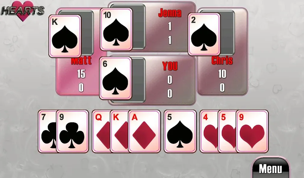 Hearts [MOD: без рекламы и все функции открыты] Screenshot 2