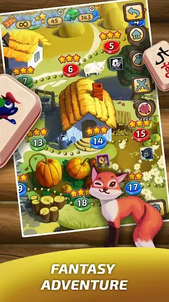 Mahjong Village [MOD: безлимитные монеты и подсказки] Screenshot 2