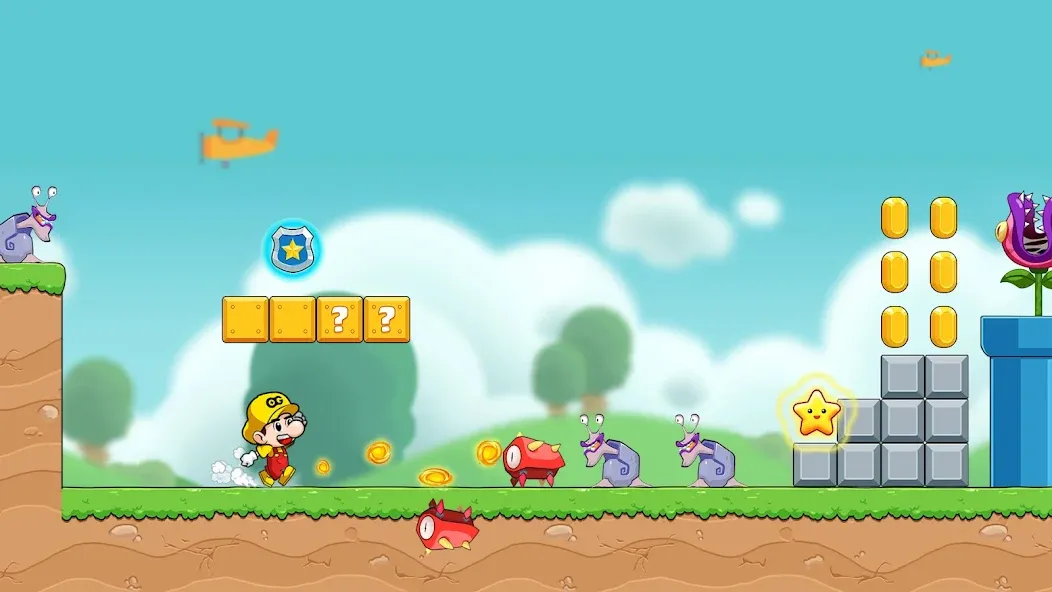 Bean's World Super: Run Games [MOD: без рекламы и все уровни] Screenshot 2