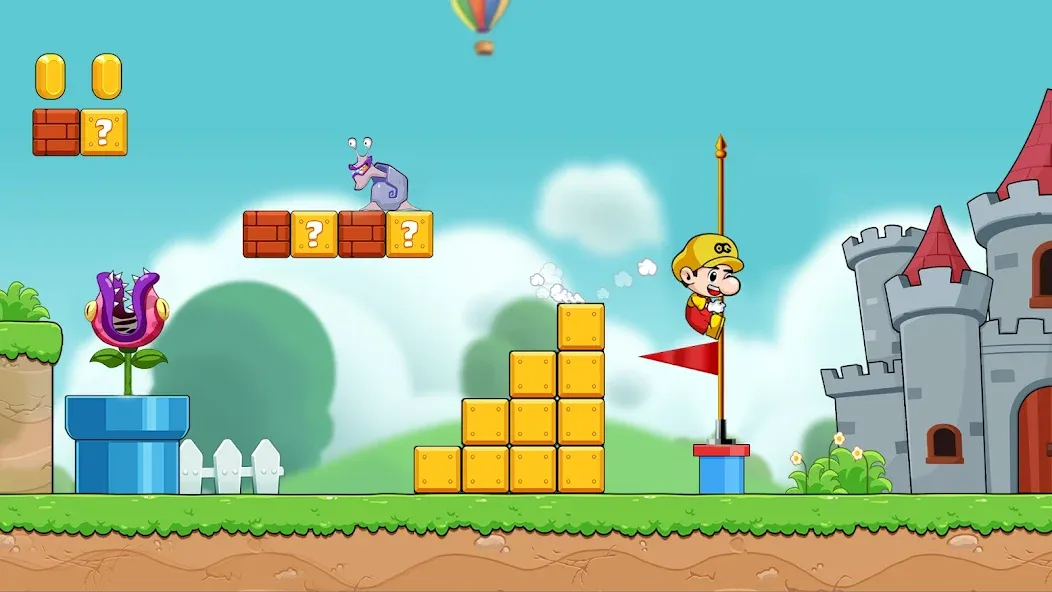 Bean's World Super: Run Games [MOD: без рекламы и все уровни] Screenshot 3