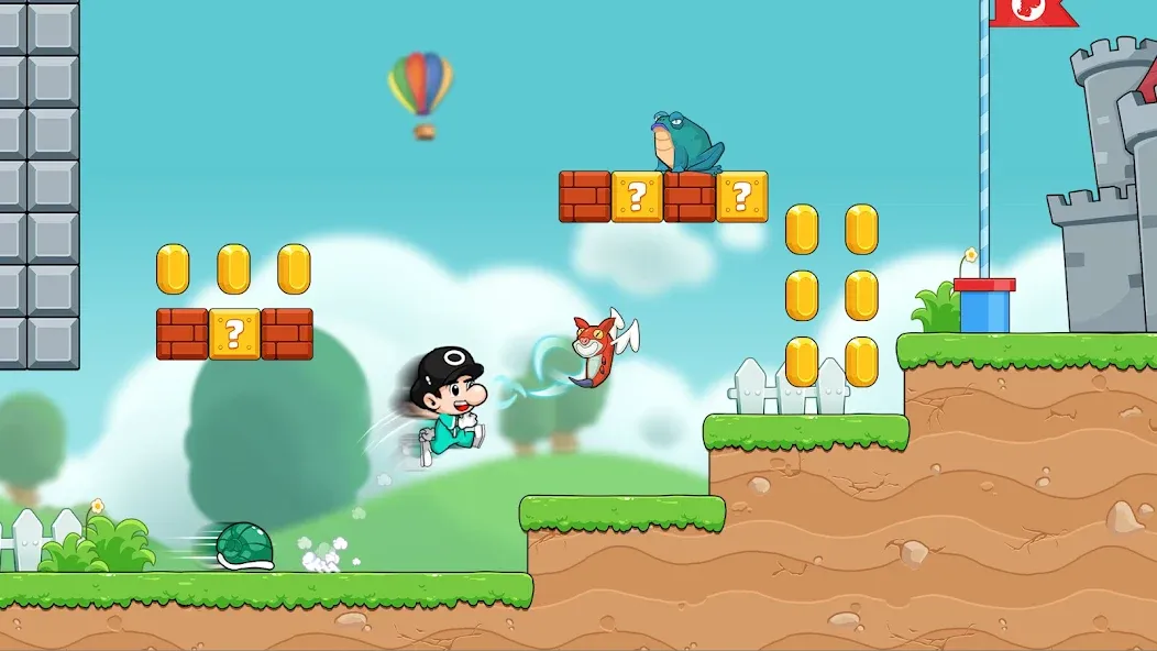 Bean's World Super: Run Games [MOD: без рекламы и все уровни] Screenshot 5
