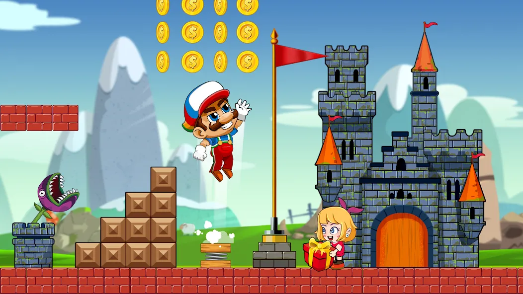 Super Bean Bros: Running Games [MOD: безлимитные монеты и все уровни] Screenshot 3
