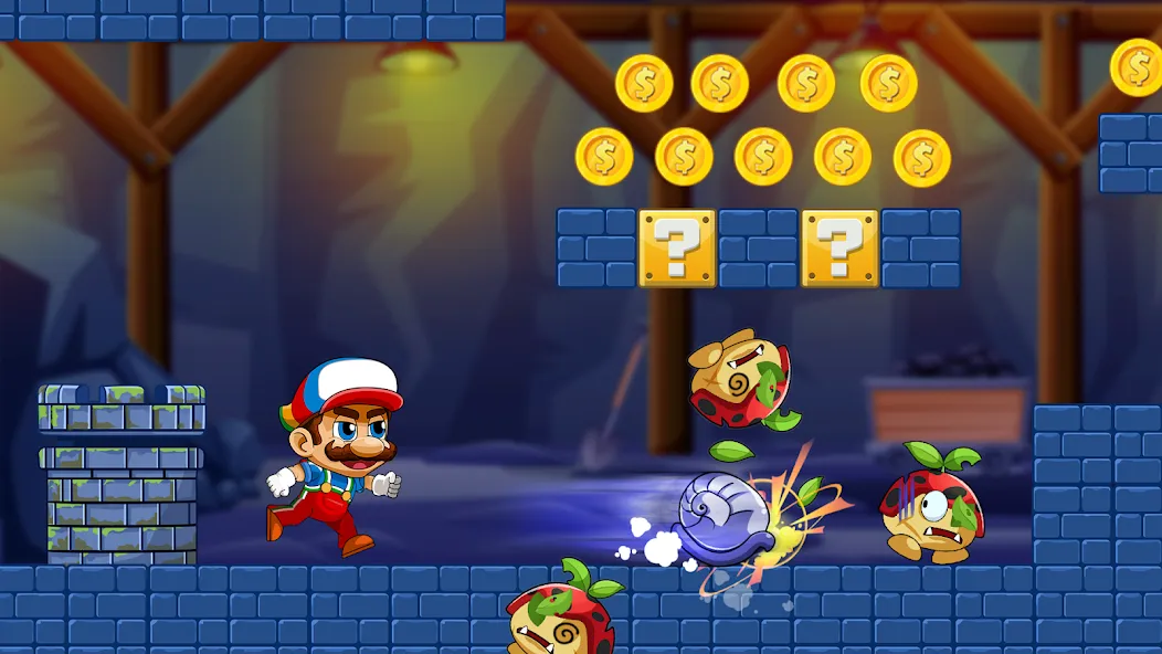 Super Bean Bros: Running Games [MOD: безлимитные монеты и все уровни] Screenshot 5