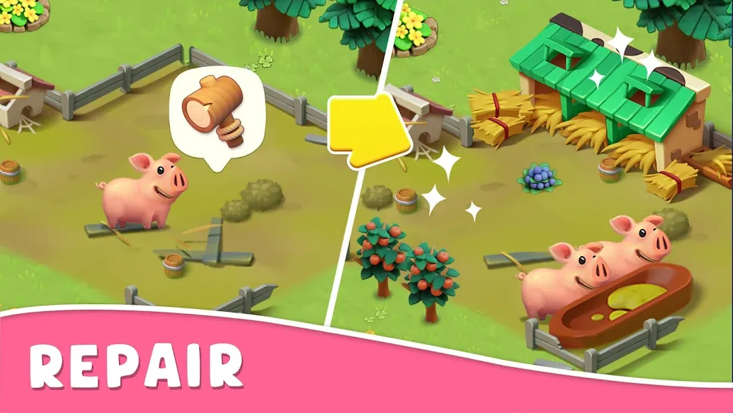 Coco Valley: Farm Adventure [MOD: безлимитные монеты и ресурсы] Screenshot 5