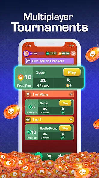 Carrom Blitz: Win Rewards [MOD: безлимитные награды и монеты] Screenshot 3